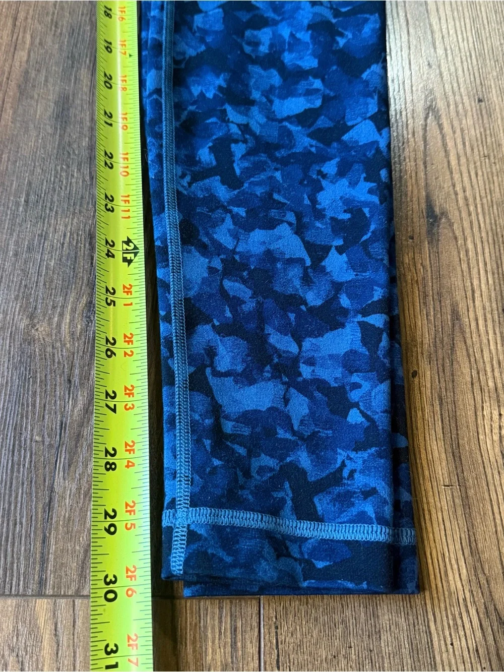 Lululemon Women’s Wunder Under Full On Legging Mystic Jungle Hawk Harbor Blue 6